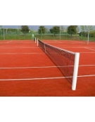 Impianto tennis alluminio sezione ovale 120x100 mm. con meccanismi interni.