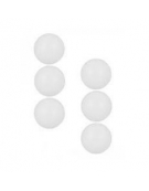 Palline tennis tavolo ping pong bianche - confezione da 6 pz