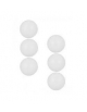 Palline tennis tavolo ping pong bianche - confezione da 6 pz