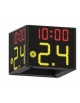 Tabellone Indicatore dei 24 secondi, timer, tempo gioco, luce rossa - visualizzazione su 4 lati - cm 72x60x72