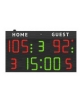 Tabellone elettronico multisport cifre alte 25 cm - trasmissione via radio o cavo - cm 140x83x9