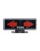 Indicatore luminoso di possesso palla a  norma F.I.B.A. Dim. 56 x 23,5 x 4 cm,