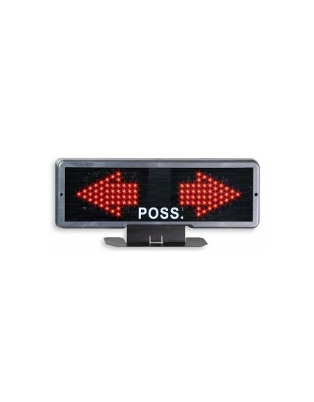 Indicatore luminoso di possesso palla a  norma F.I.B.A. Dim. 56 x 23,5 x 4 cm,