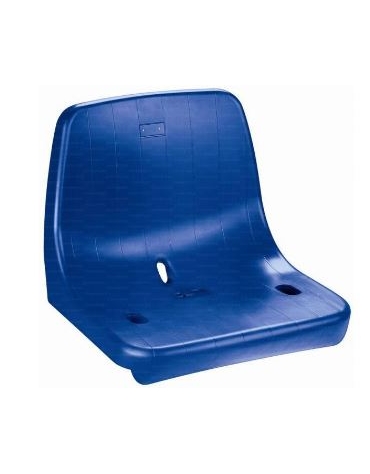 Seduta con schienale ignifuga cl.1 - conforme alla normativa fifa - trattamento anti uv - cm 44x45x35H