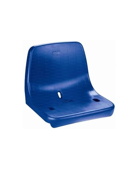 Seduta con schienale ignifuga cl.1 - conforme alla normativa fifa - trattamento anti uv - cm 44x45x35H