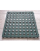 Graticcio in plastica per doccia, componibile, colore verde - cm 50x50