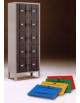 Casellario metallico  a 10 vani con serratura - cm 70x35x180h