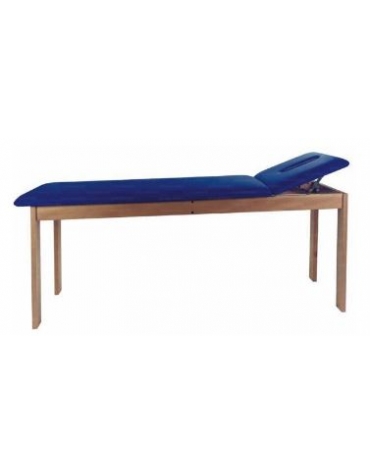 Lettino visita medica in legno. Dim. 190 x 65cm ALT. 78cm.
