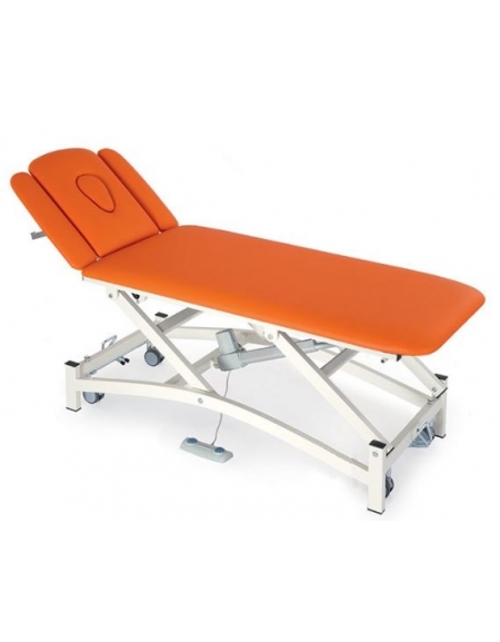 Lettino massaggi a 4 segmenti regolabile elettricamente Dim. 190 x 65  x 47/80 h