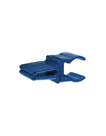 Clip rotante aggancio asta/cerchio piatto nylon.