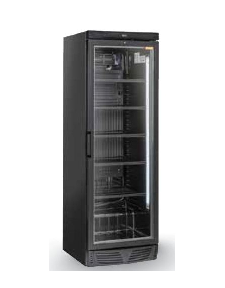 Frigorifero vetrina bibite 325 Lt. - refrigerazione roll-bond con ventola interna - mm 600x624x1863h