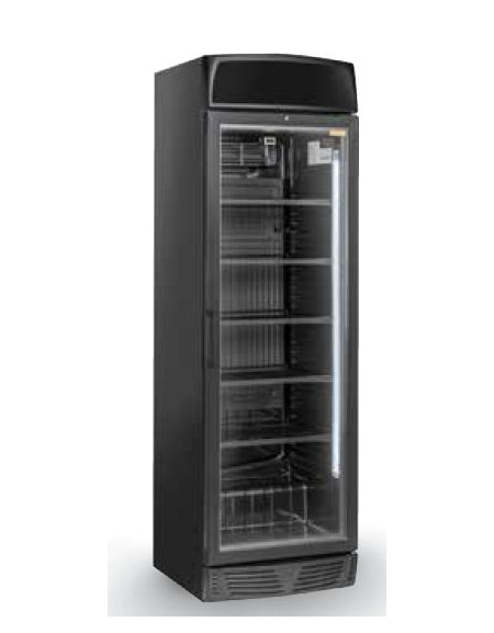 Frigorifero vetrina bibite 325 Lt. - refrigerazione roll-bond con ventola interna - mm 595x650x2000h