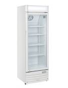 Frigorifero vetrina bibite 239 Lt. con spot luminoso - refrigerazione roll-bond con ventola interna - mm  575x590x1705h