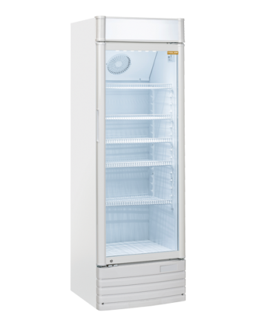 Vetrina bibite verticale 350 Lt. - refrigerazione ventilata - mm 620x580x1935h