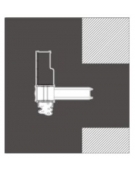 Villaggio  "zero legno" con struttura in alluminio - 1 scala con appigli , 1 Torretta ,1 Scivolo in polietilene e 1 Gruppo ginni