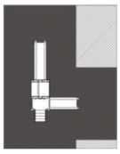 Gioco Torretta "zero legno" in alluminio con scala a gradini ,2 scivoli polietilene , 2 torrette ed un pannello gioco tris