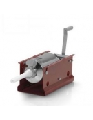 Insaccatrice orizzontale in acciaio ROSSO - capacità 3 Lt. - mm 200x400x220h