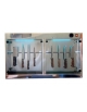 STERILIZZATORE PER 20/22 COLTELLI A RAGGI ULTRAVIOLETTI UVC GERMICIDA - SPORTELLO IN PLEXIGLASS - CM. 102X12,5X62,4H