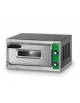 Forno per pizza elettrico professionale per 1 pizza ø50 MONOFASE 1 Camera singola con vetro - mm 500x510x110h