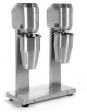 Frullino doppio in acciaio inox, bicchiere lt 2x0,9 in acciaio inox - Tasto con 2 velocità