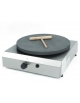 Crepiera professionale singola a gas - Potenza totale 4 Kw - Diametro piastra cm 40 - cm 42,5x50,5x14,5h
