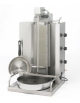 Gyros Kebab a Gas a 3 zone di cottura - Capacità carne Kg 20 - Potenza totale Kw 8,1 - cm 50x50x90h