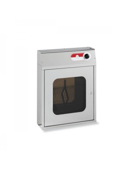 STERILIZZATORE PER COLTELLI A RAGGI UV ULTRAVIOLETTI, POTENZA WATT 15 - CAPACITA' N° 25-30 COLTELLI - MM 482x155x613h