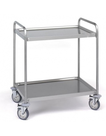 Carrello di servizo in acciaio inox 18/10 cm 