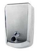 Dosatore di sapone e gel igienizzante in ABS bianco Capacità: lt. 1