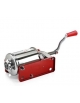 Insaccatrice orizzontale manuale in acciaio inox colore rosso - capacità 3 Lt. - cm 36x18x17