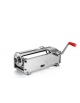 Insaccatrice orizzontale manuale in acciaio inox - capacità 7 Lt. - Doppia velocità del pistone  - cm 60x24x22h