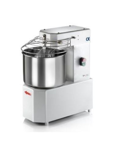 Impastatrice a spirale testa fissa da 10 Lt  - MONOFASE - 370W