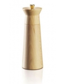 Macina Sale manuale in legno - macine in ceramica - Altezza 15 cm - Colore Naturale