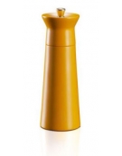 Macina Sale manuale in legno - macine in ceramica - Altezza 15 cm - Colore Arancione