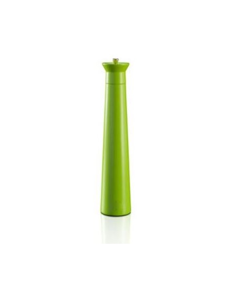 Macinapepe manuale in legno - macine in acciaio - Altezza 30 cm - Colore Verde