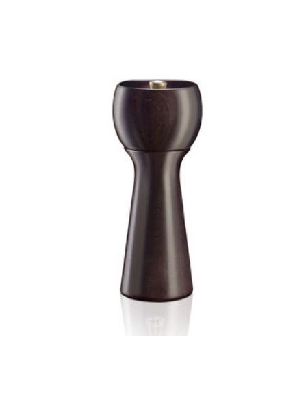 Macinapepe manuale in legno - macine in acciaio - Altezza 15 cm - Colore Wengè