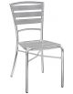 Sedia in alluminio con struttura saldata - cm 40x40x85h