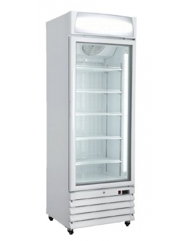 Congelatore porta a vetro 389Lt. - porta a vetro, autochiudente - refrigerazione ventilata - mm 670x718x2026h