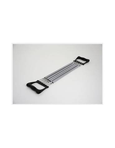 Estensore a 5 molle con impugnature anatomiche di plastica - molle di acciaio cromato