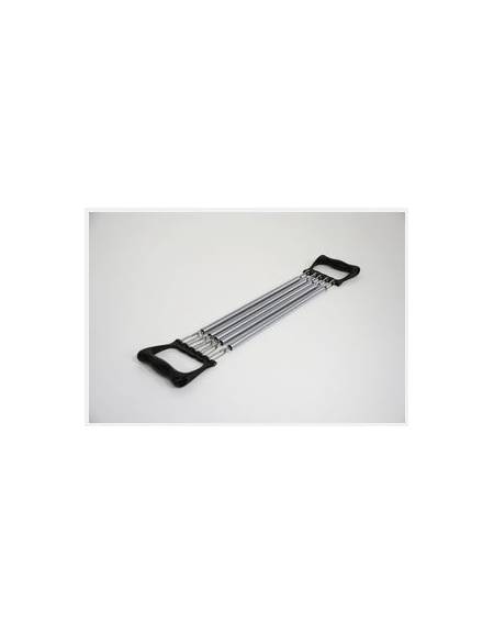 Estensore a 5 molle con impugnature anatomiche di plastica - molle di acciaio cromato