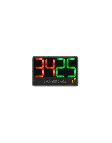 Segnalatore elettronico cambio giocatori monofacciale bicolore a 2+2 display