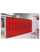 Armadio spogliatoio in laminato. Nr. 3 colonne con vano singolo - dimensione cm 30x50x180h