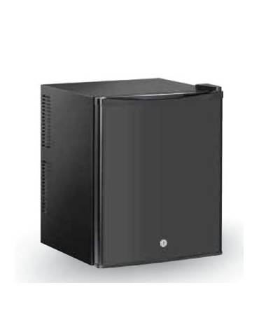 Frigobar silenzioso ad assorbimento per hotel albergo - capacità Lt. 26 - refrigerazione statica +6°/+12°C - cm 38x38x48h