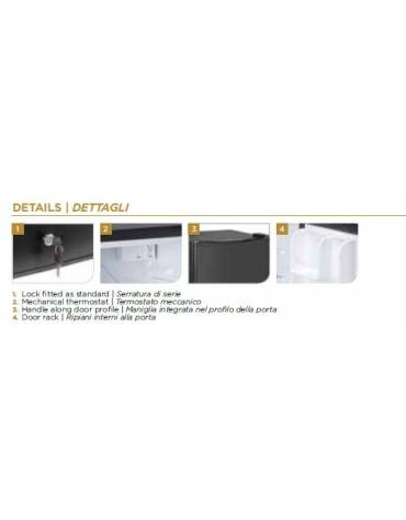 Minibar frigobar per hotel albergo da litri 30 cm 40,2x42x50h
