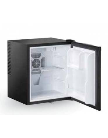Frigobar silenzioso ad assorbimento per hotel albergo - capacità Lt. 40 - refrigerazione statica +6°/+12°C - mm 430x424x515h