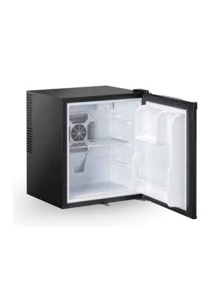 Frigobar silenzioso ad assorbimento per hotel albergo - capacità Lt. 40 - refrigerazione statica +6°/+12°C - mm 430x424x515h