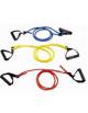 Elastico tubing intesita' leggera - con maniglie - colore Rosso