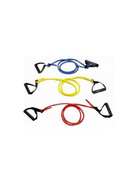 Elastico tubing intesita' media - con maniglie - Giallo