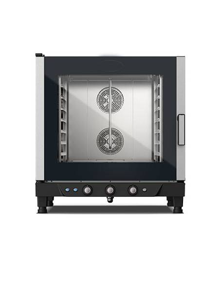 Forno elettrico ventilato a convezione misto vapore N° 7 teglie GN 1/1