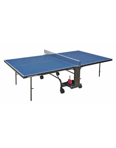 Tavolo ping-pong da interno, ideale per uso familiare, richiudibile e trasportabile